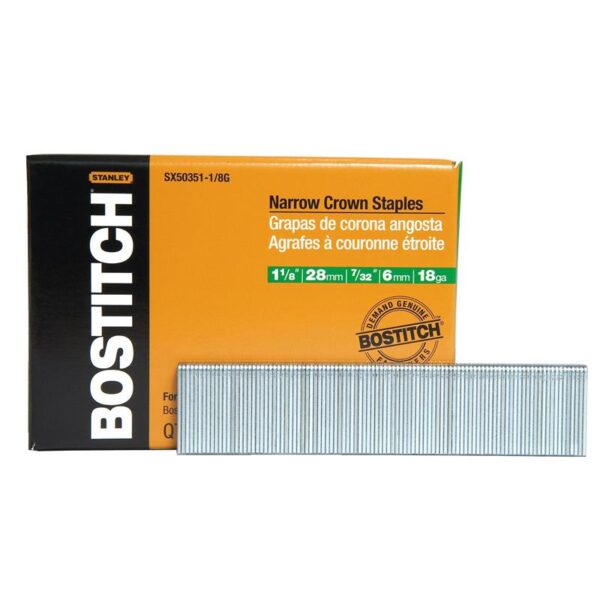 BOSTITCH 1-1/8 STAPLE 18GA 3M/BOX