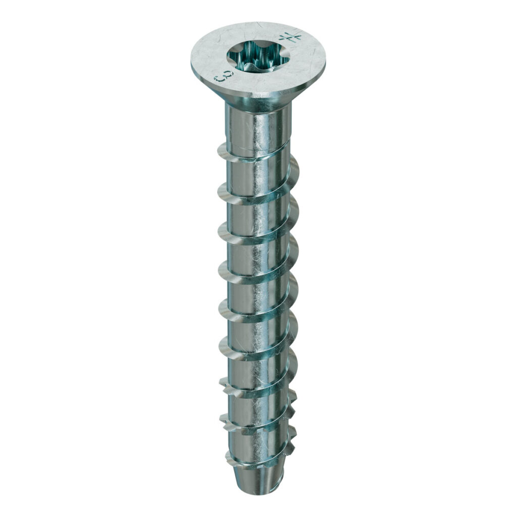 Simpson Strong-Tie THD37300CS Titen HD 3/8" x 3" Zinc-Plated Countersunk Head Heavy-Duty Screw Anchor (Qty: 100)