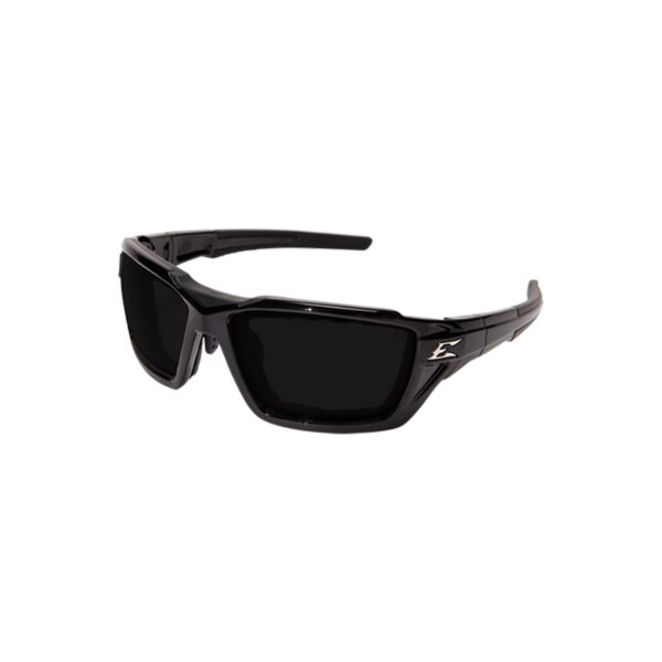 EDGE BLACK STEELE POLARIZED WITH GASKET LENS SAFETY GLASSES