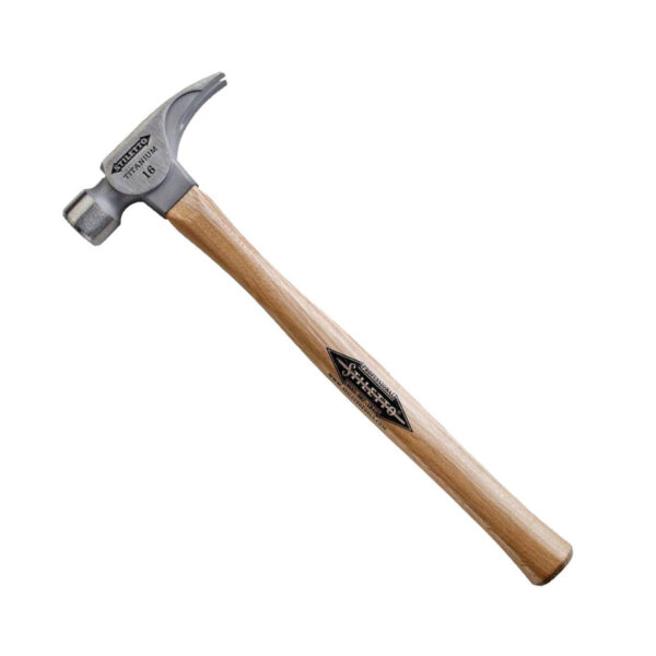 STILETTO 16OZ TITANIUM SMOOTH FACE STRAIGHT FIBERGLASS HANDLE HAMMER