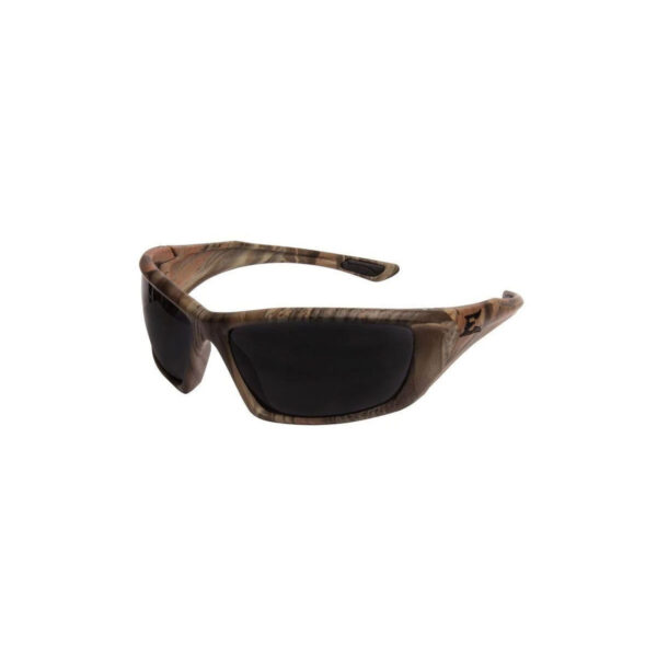 EDGE ROBSON FOREST CAMOUFLAGE FRAME POLARIZED SMOKE LENS SAFETY GLASSES