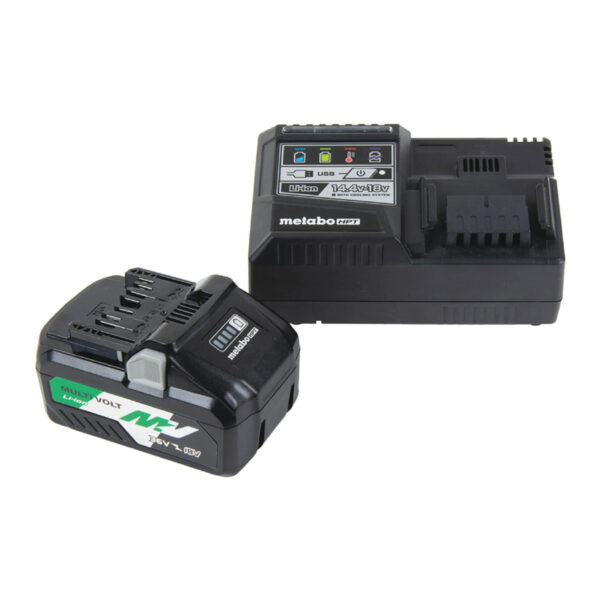 METABO HPT 36 VOLT LITHIUM-ION 4AH STARTER KIT 1 BATTERY AND CHARGER