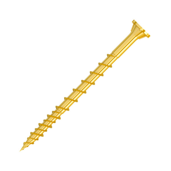 Strong-Drive WSV SUBFLOOR Screw (Collated) — #9 x 2-1/2 in. T25, Yellow-Zinc (1500-Qty)