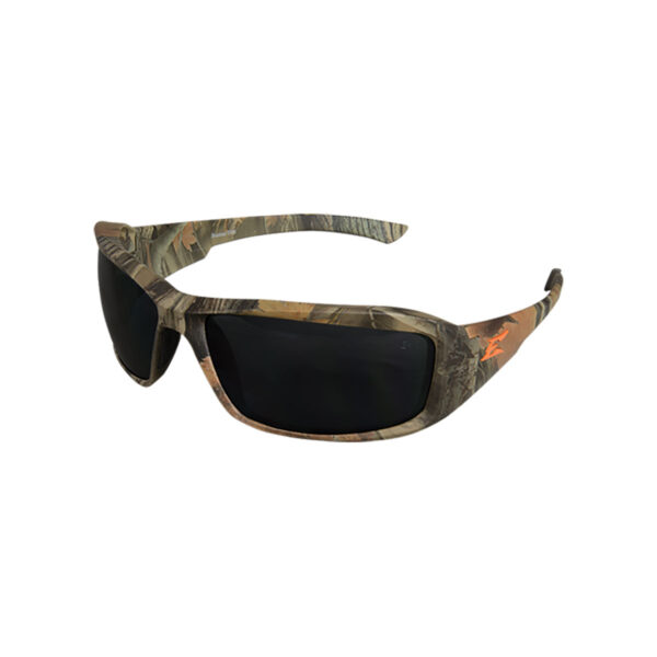 EDGE BRAZEAU SMOKE E CAMO LENS SAFETY GLASSES