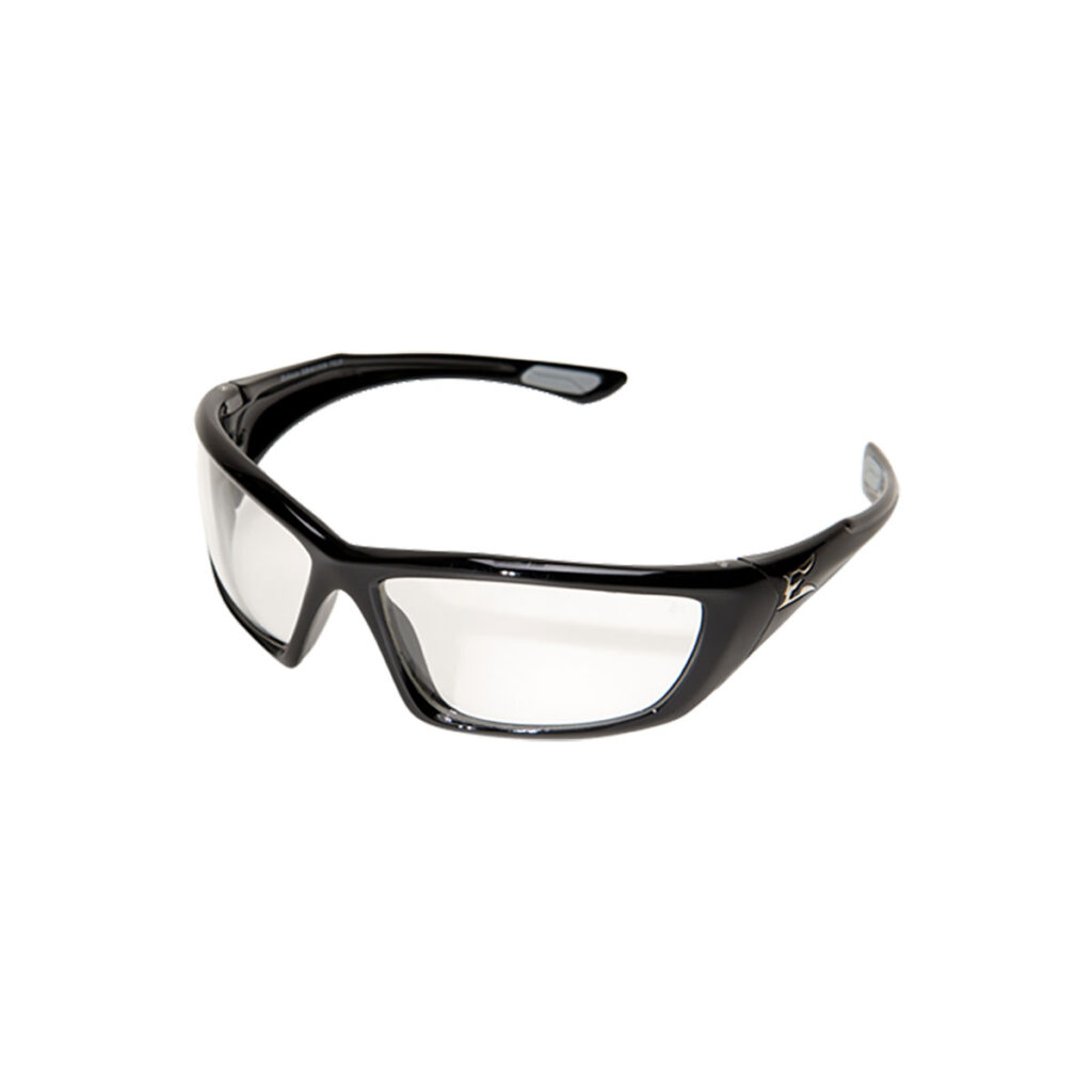 Edge Robson Black Frame Clear Vapor Shield Lens Safety Glasses
