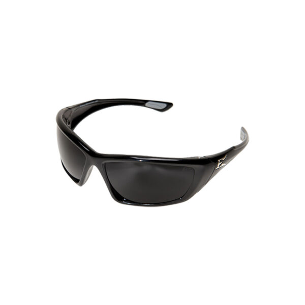 EDGE ROBSON BLACK FRAME SMOKE LENS SAFETY GLASSES
