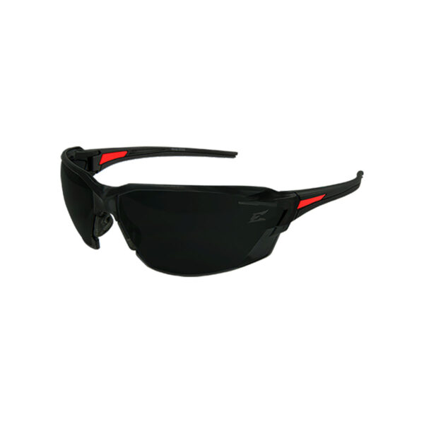 EDGE NEVOSA BLACK FRAME SMOKE LENS SAFETY GLASSES