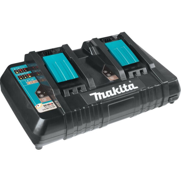 MAKITA 18V 2 X 5.0AH LI-ION BATTERY & DUAL-PORT CHARGER KIT