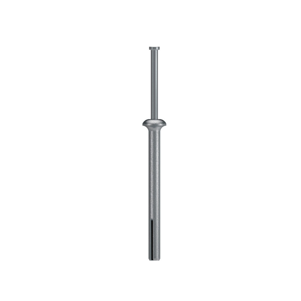 1/4" X 3" Nailon Pin Drive Anchor Zinc (Qty: 100)