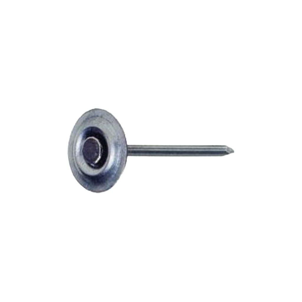 2-1/2" Metal Round Cap Fluted Masonry