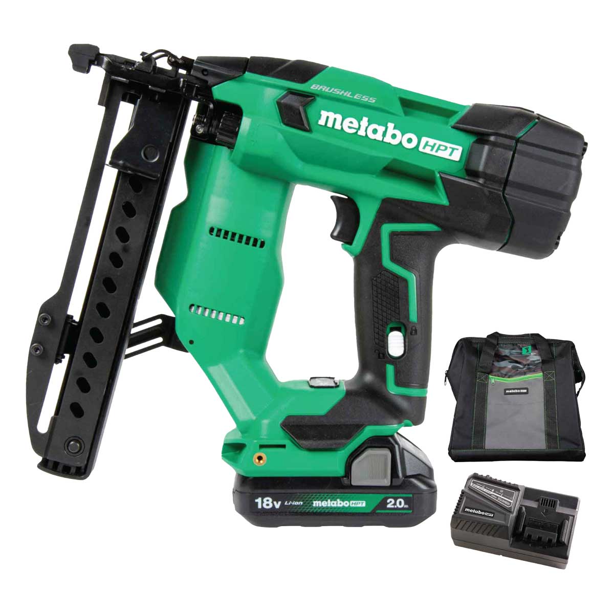 Metabo HPT N5024A2M 16-Gauge Wide Crown Stapler – 1" Capacity, 120 Psi