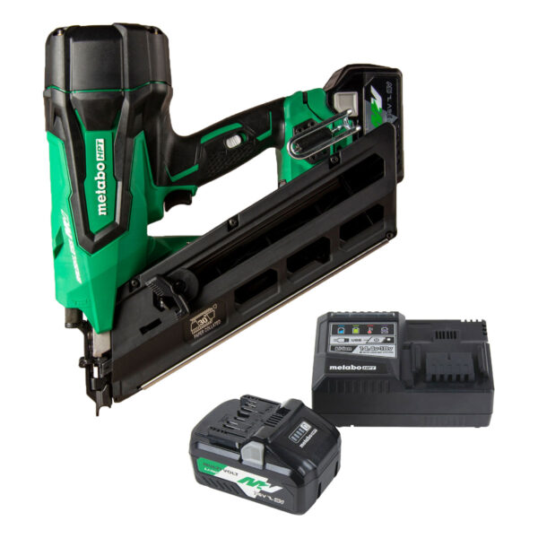 30 DEGREE 36V CORDLESS PAPER STRIP FRAMING NAILER 3AH KIT