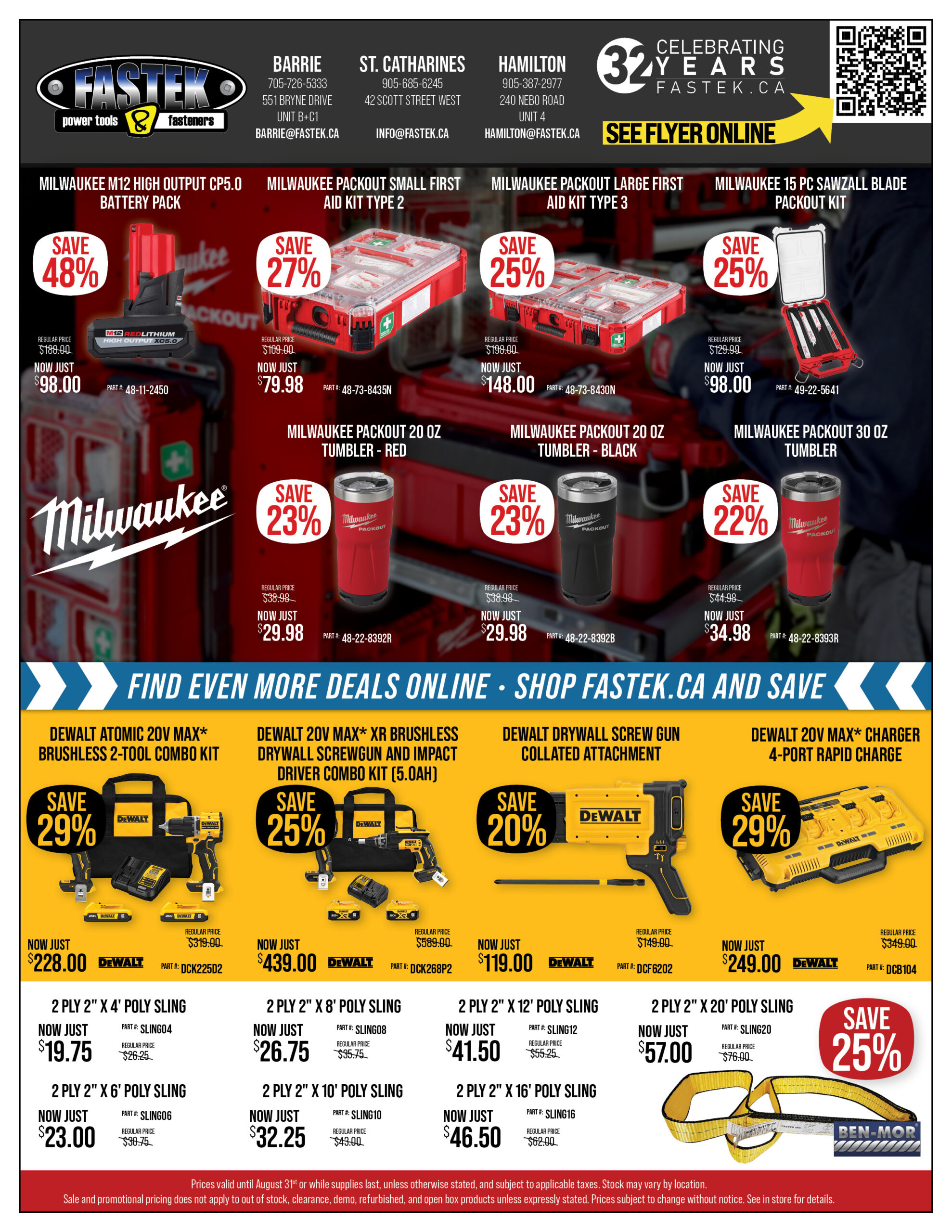 Fastek August Store Flyer