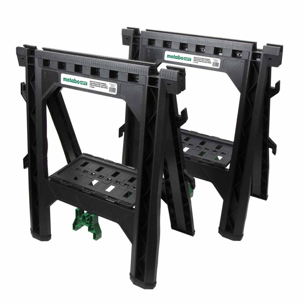 Metabo HPT Heavy Duty Folding Sawhorse / Pair