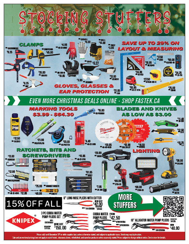 Fastek December Store Flyer