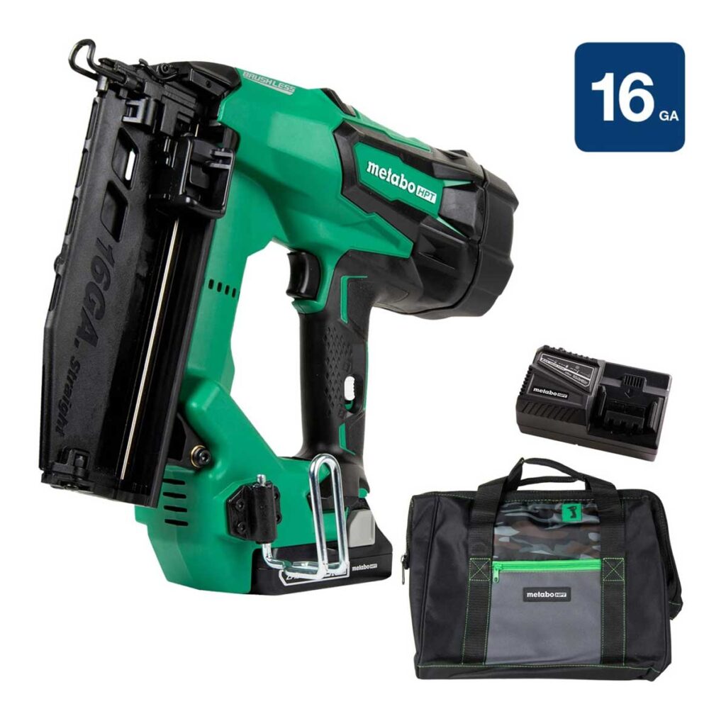 Metabo HPT NT1865DMSM 18V 16Ga 2-1/2" Finish Nailer Kit W/ 2Ah Battery
