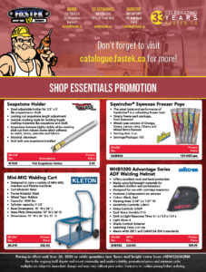 Fastek Q2 Shop Essentials