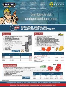 Material Handling and Warehouse Equipment