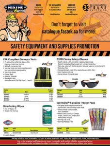 Safety Equipment and Supplies