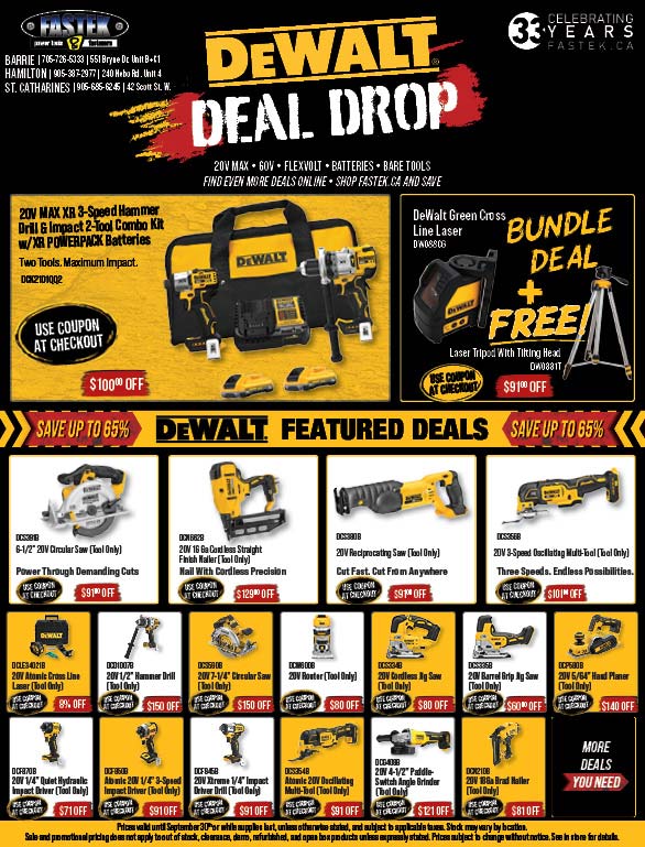 September Flyer DeWalt Thumbnail